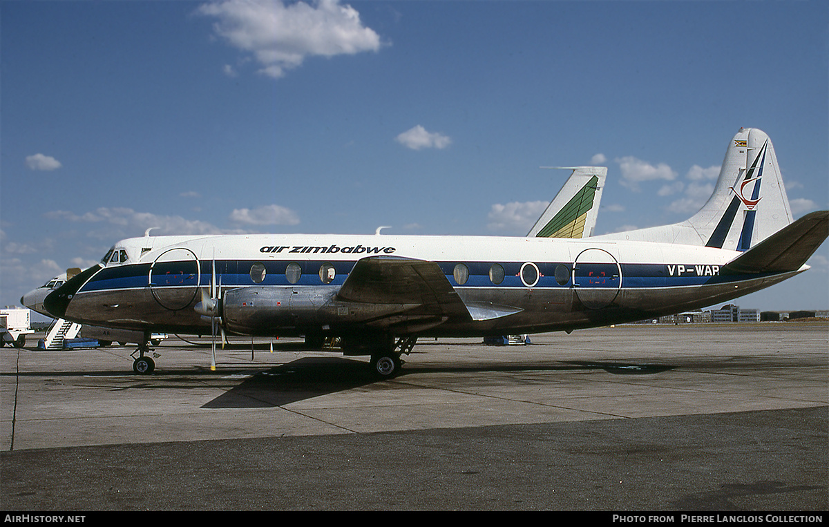 Aircraft Photo of VP-WAR | Vickers 754D Viscount | Air Zimbabwe | AirHistory.net #805942