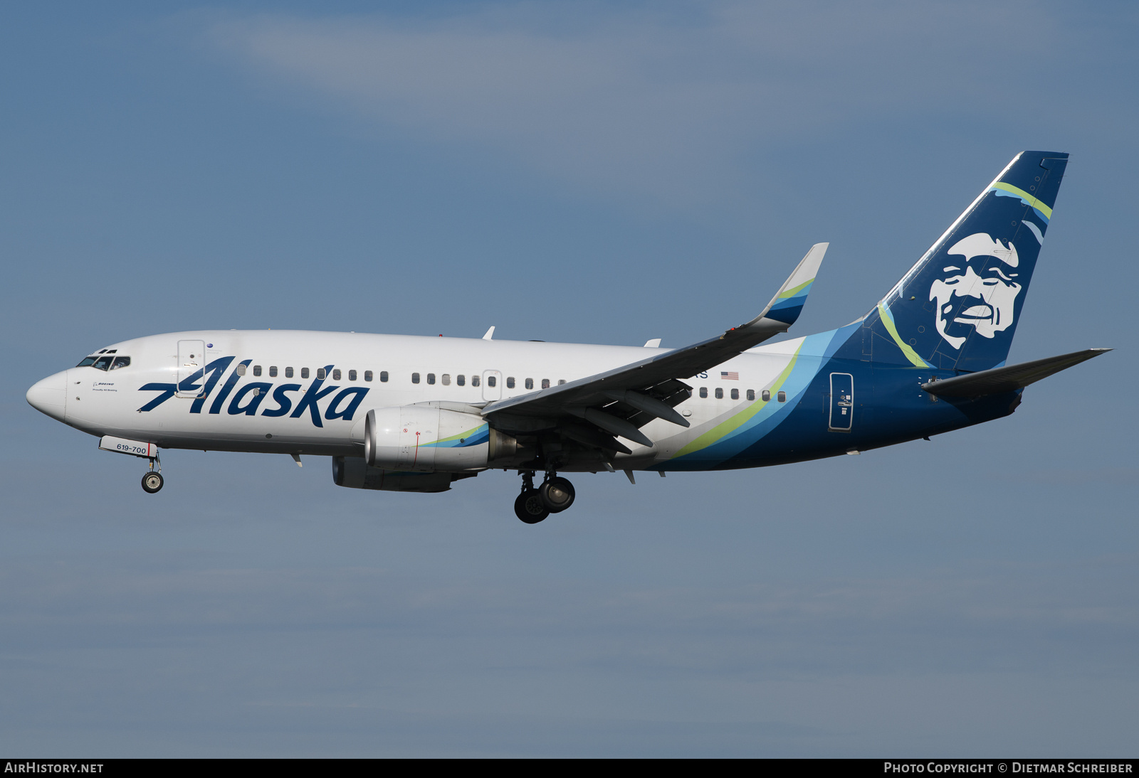 Aircraft Photo of N619AS | Boeing 737-790 | Alaska Airlines | AirHistory.net #805949