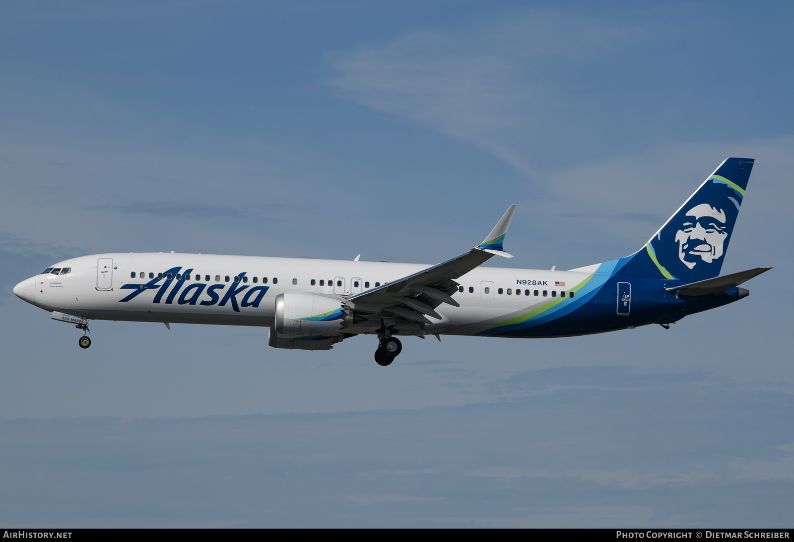 Aircraft Photo of N928AK | Boeing 737-9 Max 9 | Alaska Airlines | AirHistory.net #805956