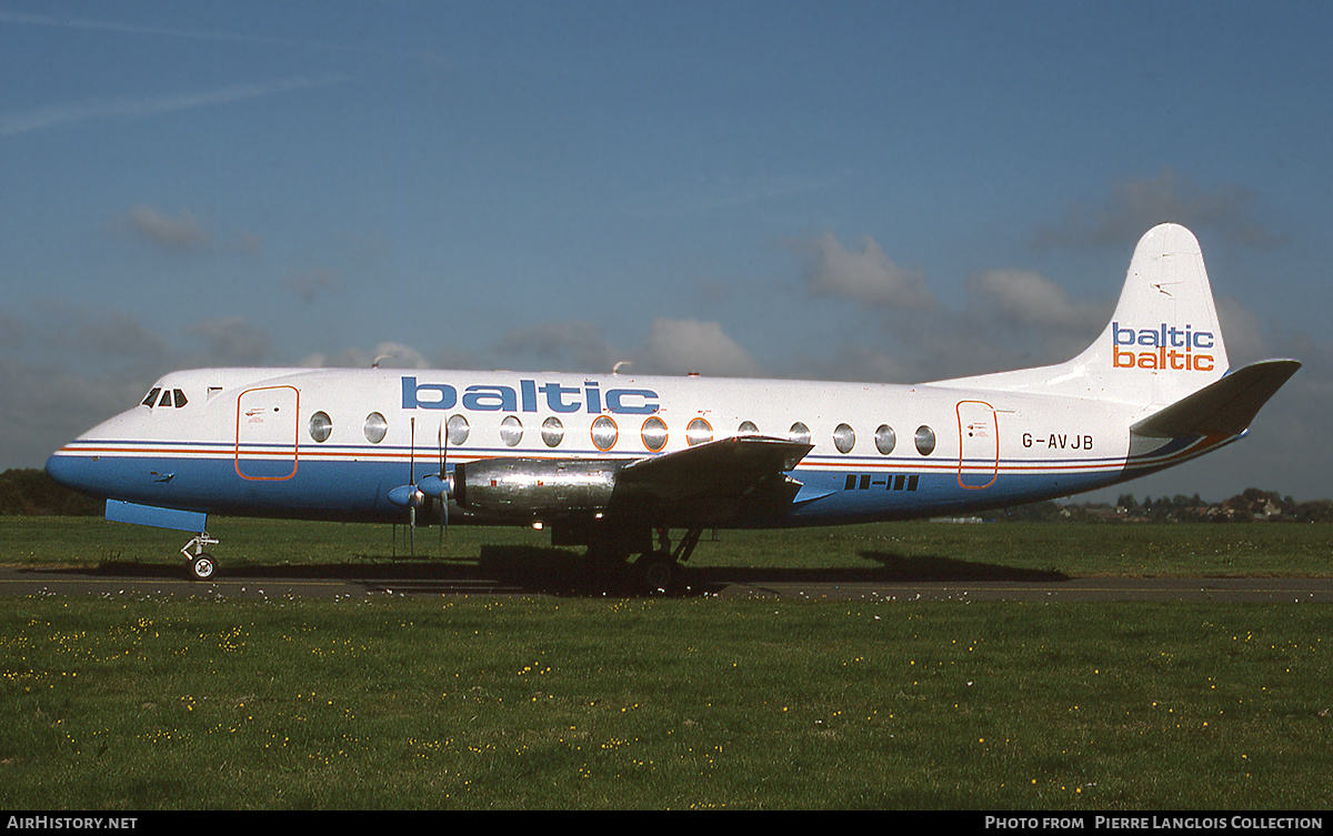 Aircraft Photo of G-AVJB | Vickers 815 Viscount | Baltic Airlines | AirHistory.net #805985
