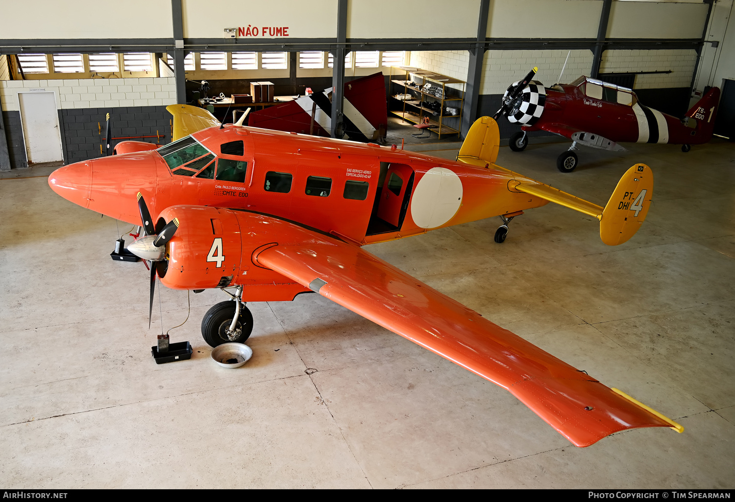 Aircraft Photo of PT-DHI | Beech E18S | AirHistory.net #805992