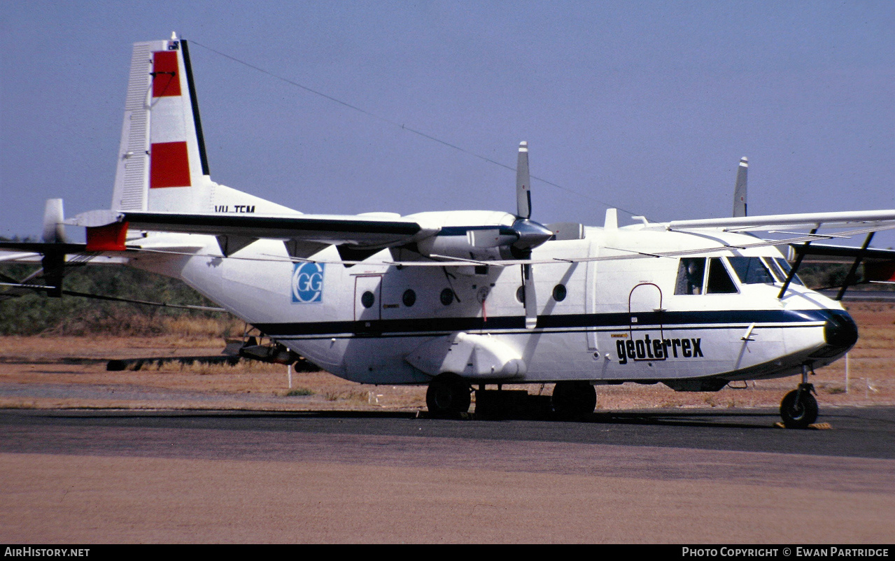 Aircraft Photo of VH-TEM | CASA C-212-200 Aviocar | Geoterrex | AirHistory.net #806000