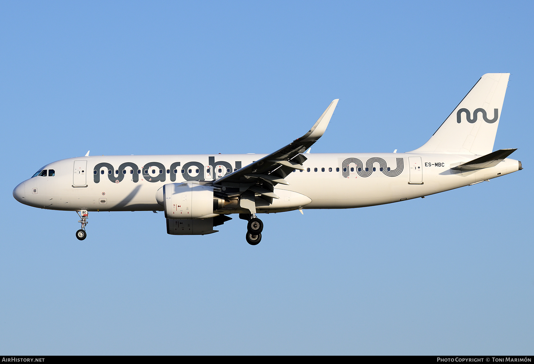 Aircraft Photo of ES-MBC | Airbus A320-271N | Marabu Airlines | AirHistory.net #806030