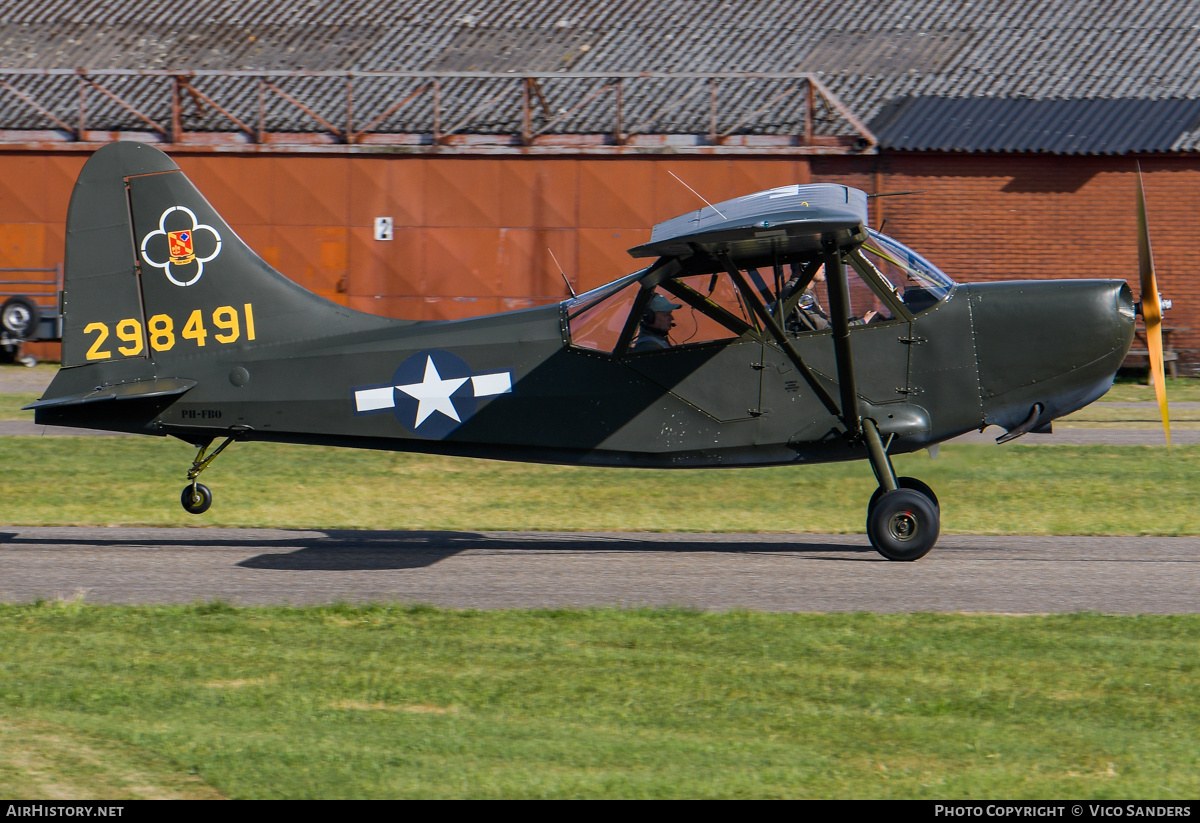 Aircraft Photo of PH-FBO / 498491 | Stinson L-5 Sentinel | USA - Air Force | AirHistory.net #806036
