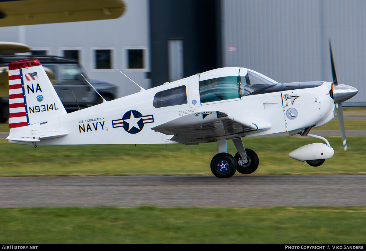 Aircraft Photo of N9314L | Grumman American AA-1A Trainer | USA - Navy | AirHistory.net #806038