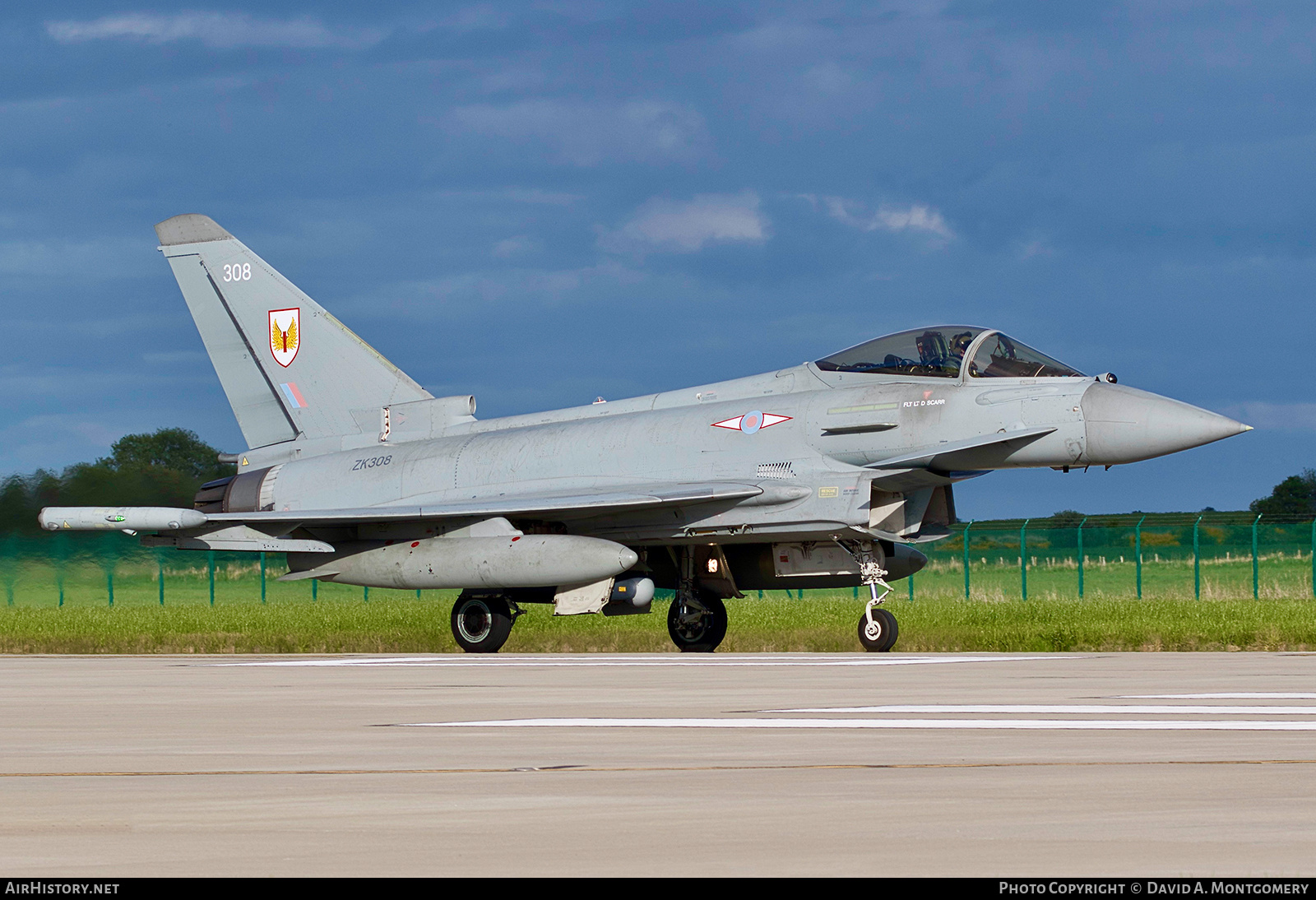 Aircraft Photo of ZK308 | Eurofighter EF-2000 Typhoon FGR4 | UK - Air Force | AirHistory.net #806044