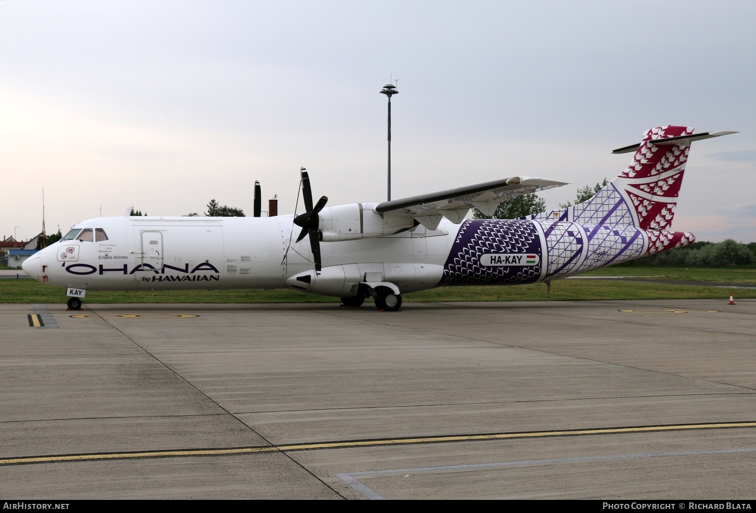 Aircraft Photo of HA-KAY | ATR ATR-72-201/F | 'Ohana by Hawaiian | AirHistory.net #806053