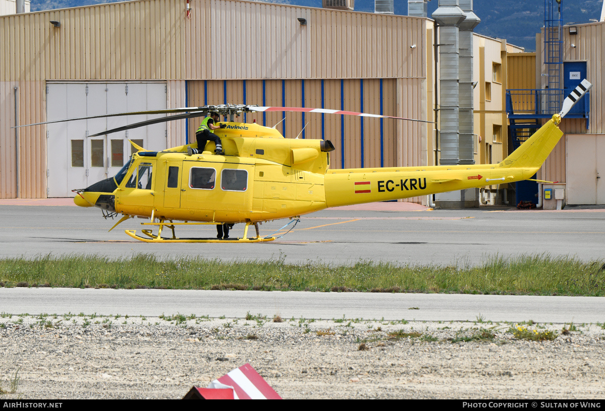 Aircraft Photo of EC-KRU | Agusta AB-412 Grifone | Avincis | AirHistory.net #806073