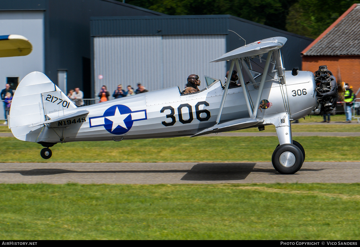 Aircraft Photo of N1944S / 217701 | Boeing PT-13D Kaydet (E75) | USA - Air Force | AirHistory.net #806081