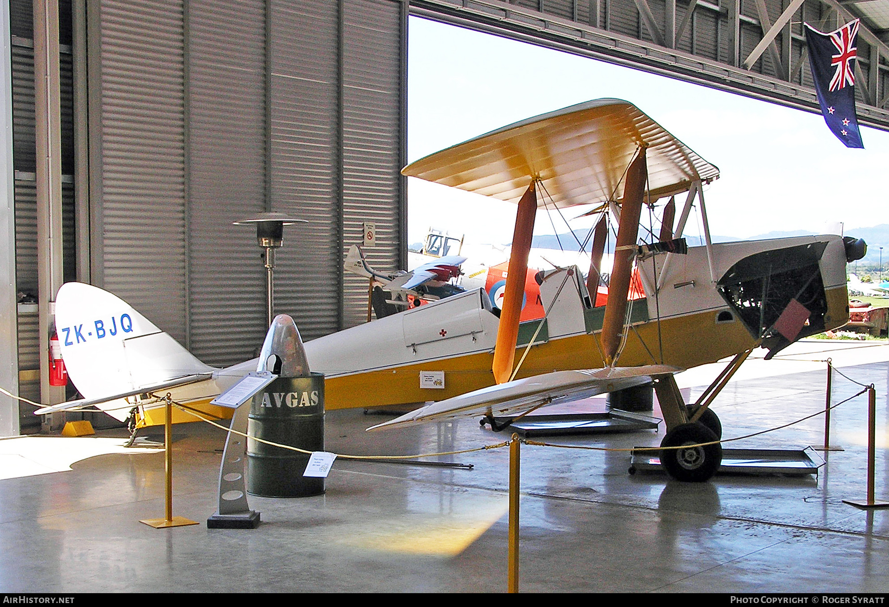 Aircraft Photo of ZK-BJQ | De Havilland D.H. 82A Tiger Moth | AirHistory.net #806100