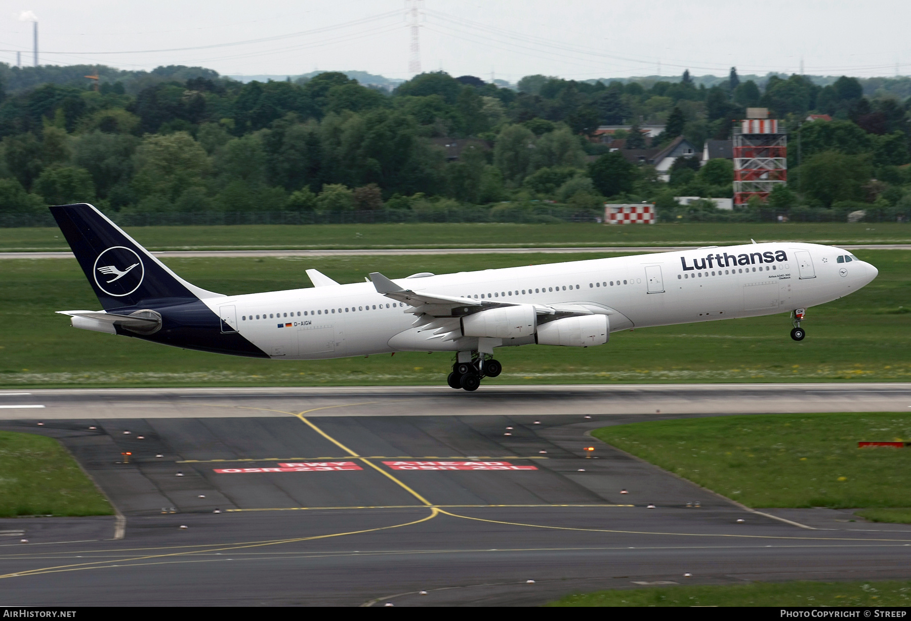 Aircraft Photo of D-AIGW | Airbus A340-313X | Lufthansa | AirHistory.net #806105
