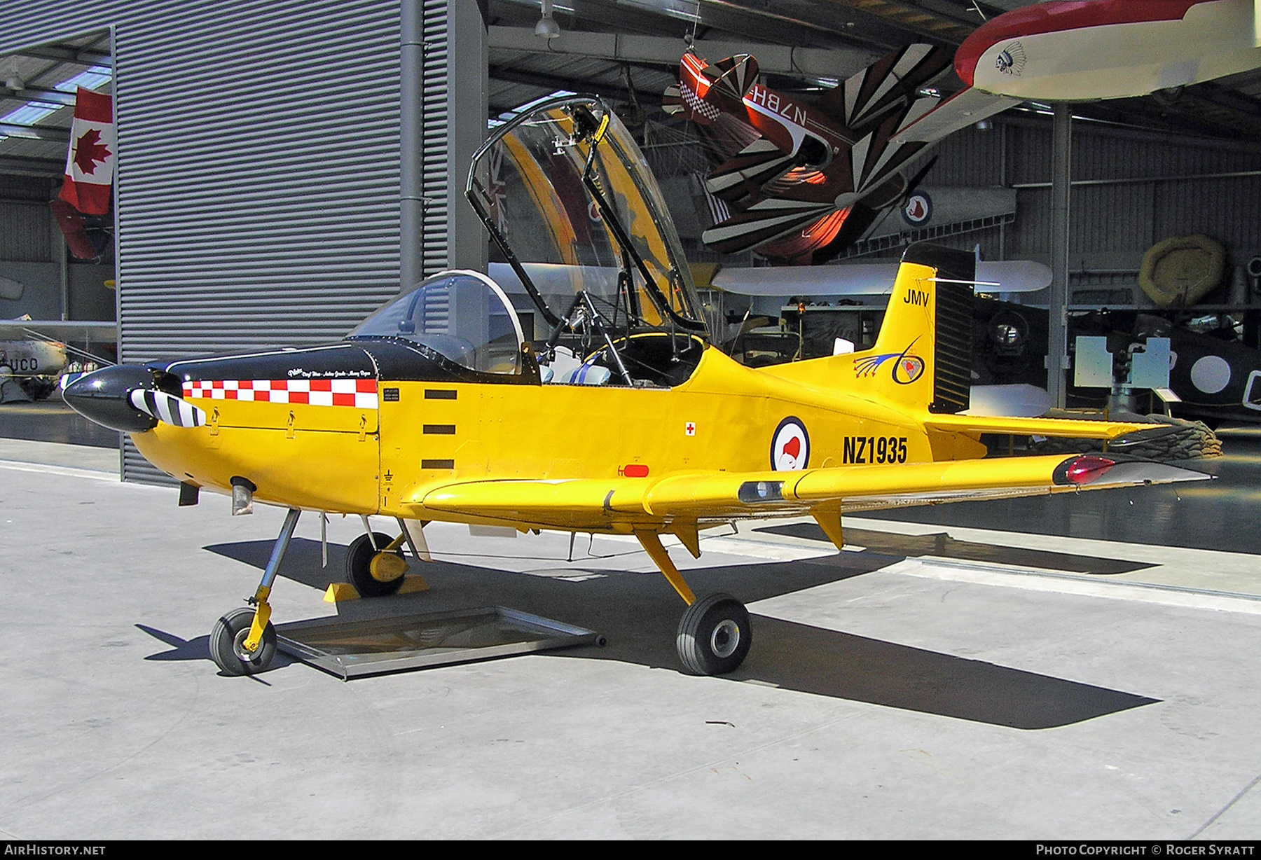 Aircraft Photo of ZK-JMV / JMV / NZ1935 | Pacific Aerospace CT-4B Airtrainer | New Zealand - Air Force | AirHistory.net #806107