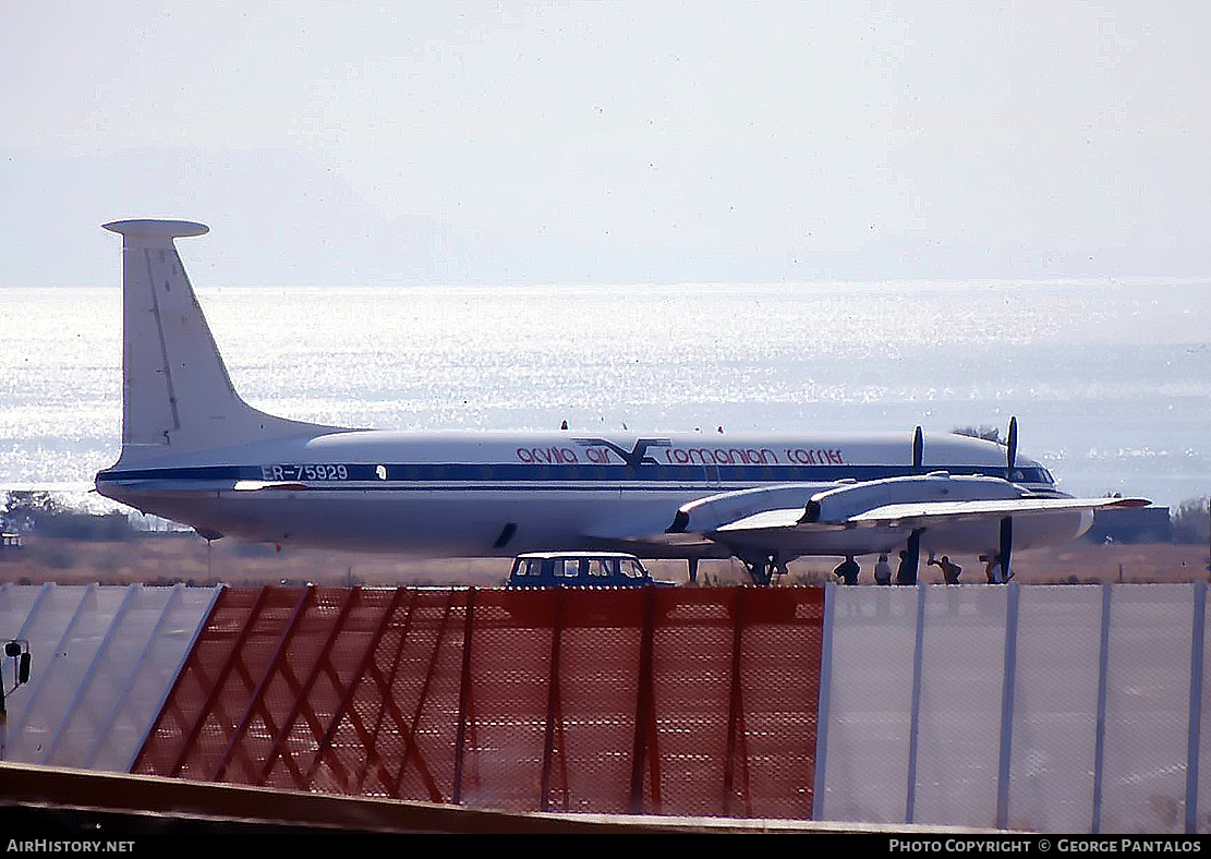 Aircraft Photo of ER-75929 | Ilyushin Il-18D | Acvila Air Romanian Carrier | AirHistory.net #806110