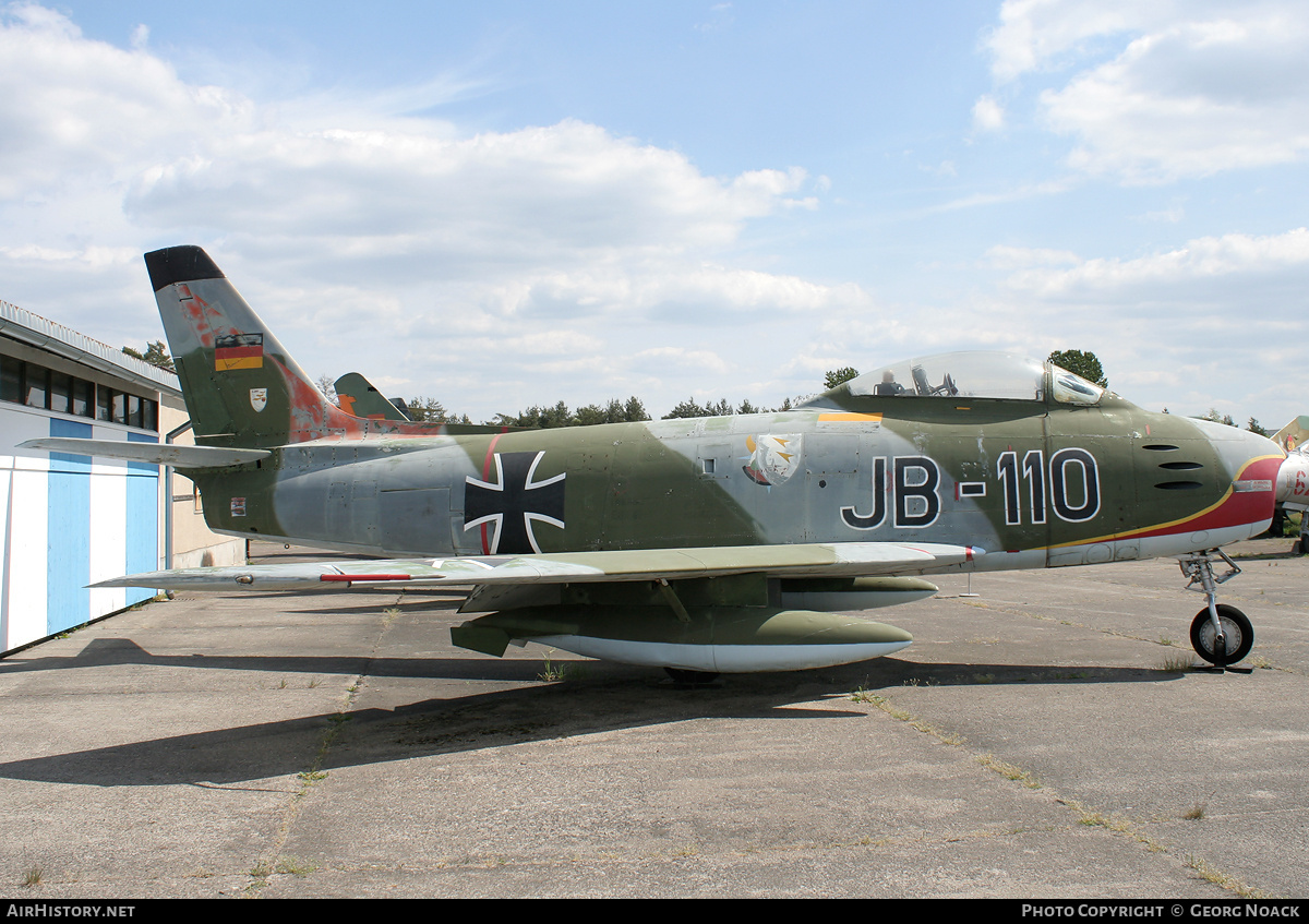 Aircraft Photo of JB-110 | Canadair CL-13B Sabre 6 | Germany - Air Force | AirHistory.net #806184
