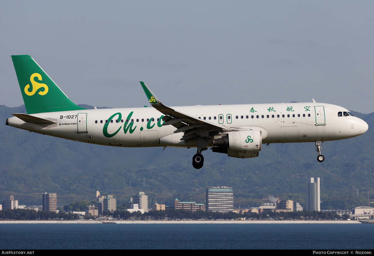 Aircraft Photo of B-1027 | Airbus A320-214 | Spring Airlines | AirHistory.net #806186