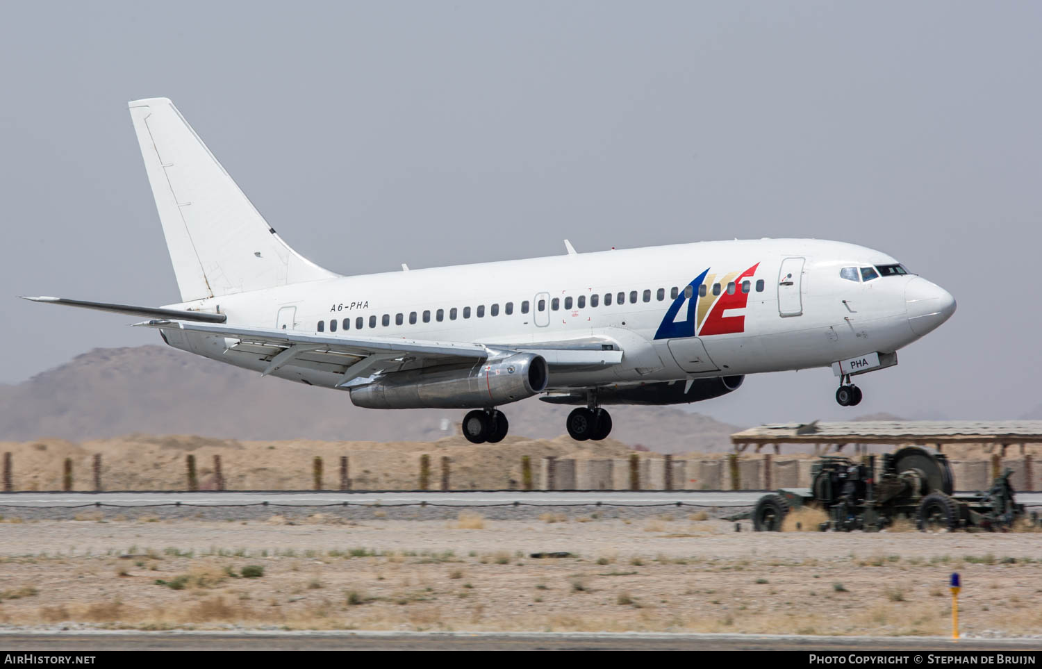 Aircraft Photo of A6-PHA | Boeing 737-2T5/Adv | AVE Air | AirHistory.net #806188