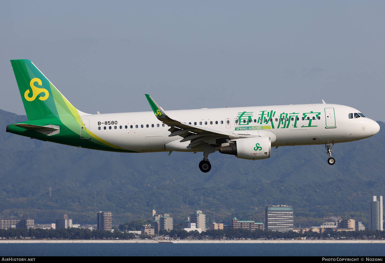 Aircraft Photo of B-8580 | Airbus A320-214 | Spring Airlines | AirHistory.net #806193