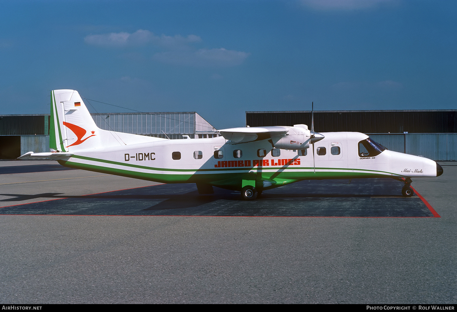 Aircraft Photo of D-IDMC | Dornier 228-201 | Jambo Airlines | AirHistory.net #806240