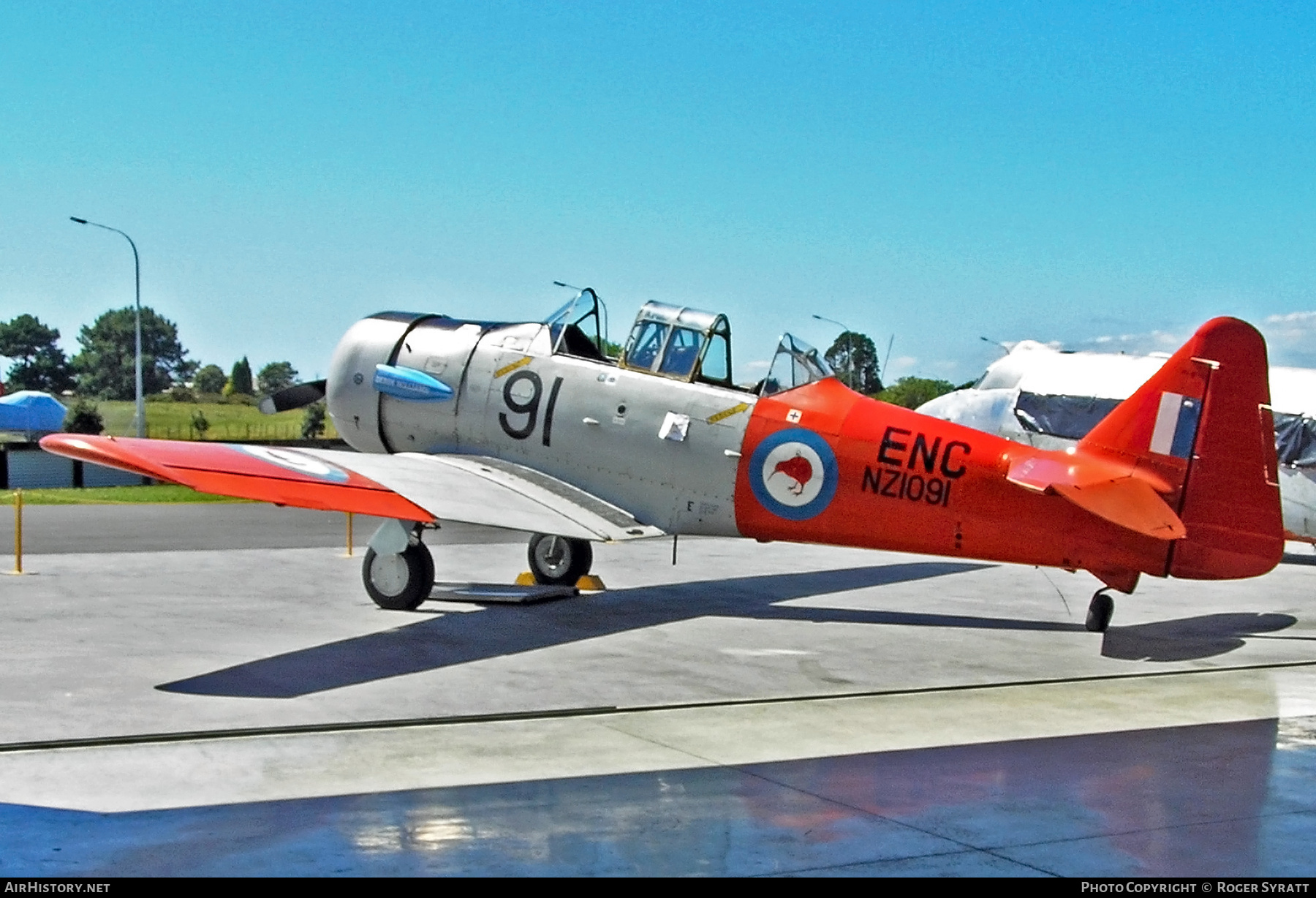 Aircraft Photo of ZK-ENC / ENC / NZ1091 | North American AT-6D Harvard II | New Zealand - Air Force | AirHistory.net #806283