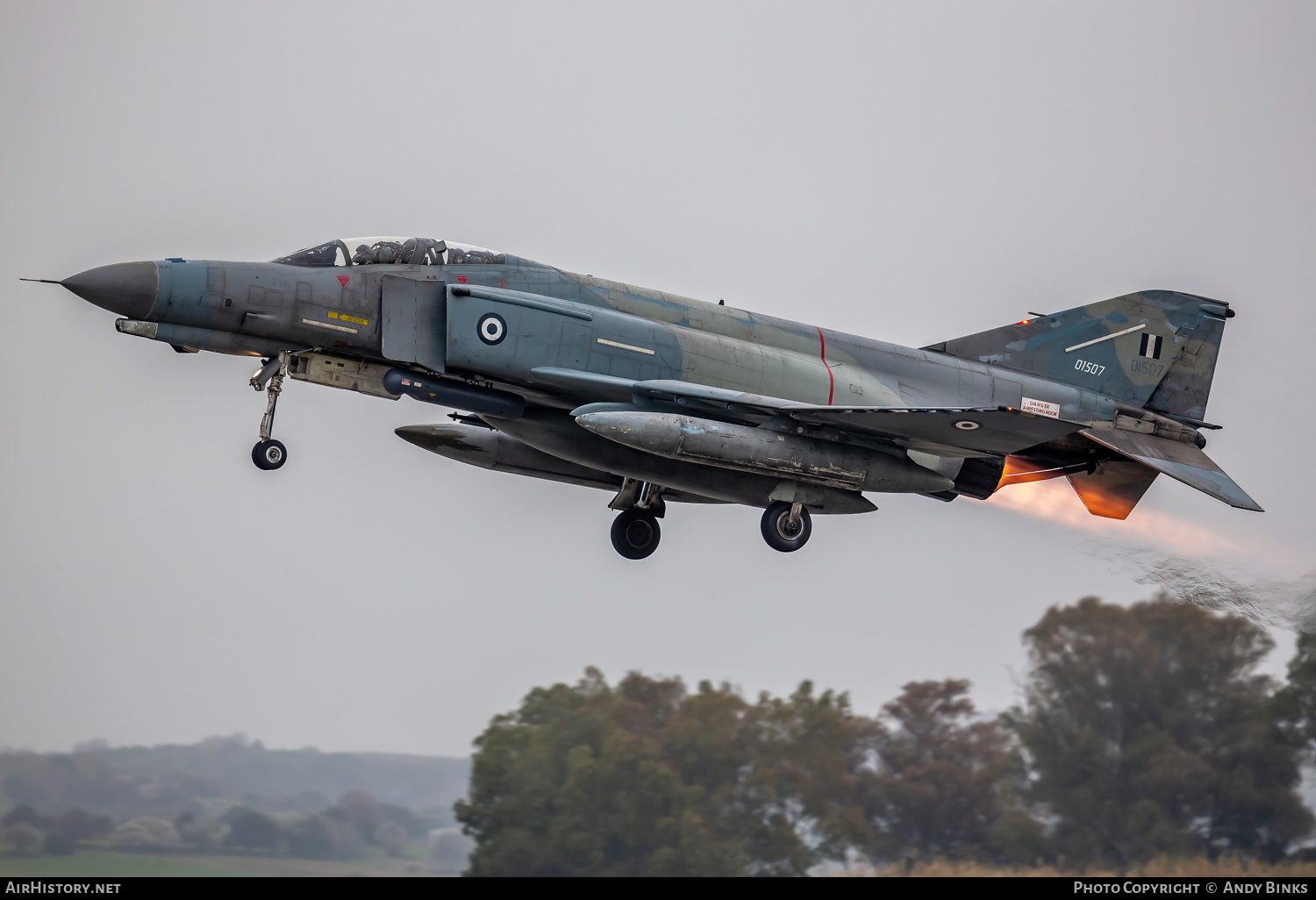 Aircraft Photo of 01507 | McDonnell Douglas F-4E Phantom II | Greece - Air Force | AirHistory.net #806317