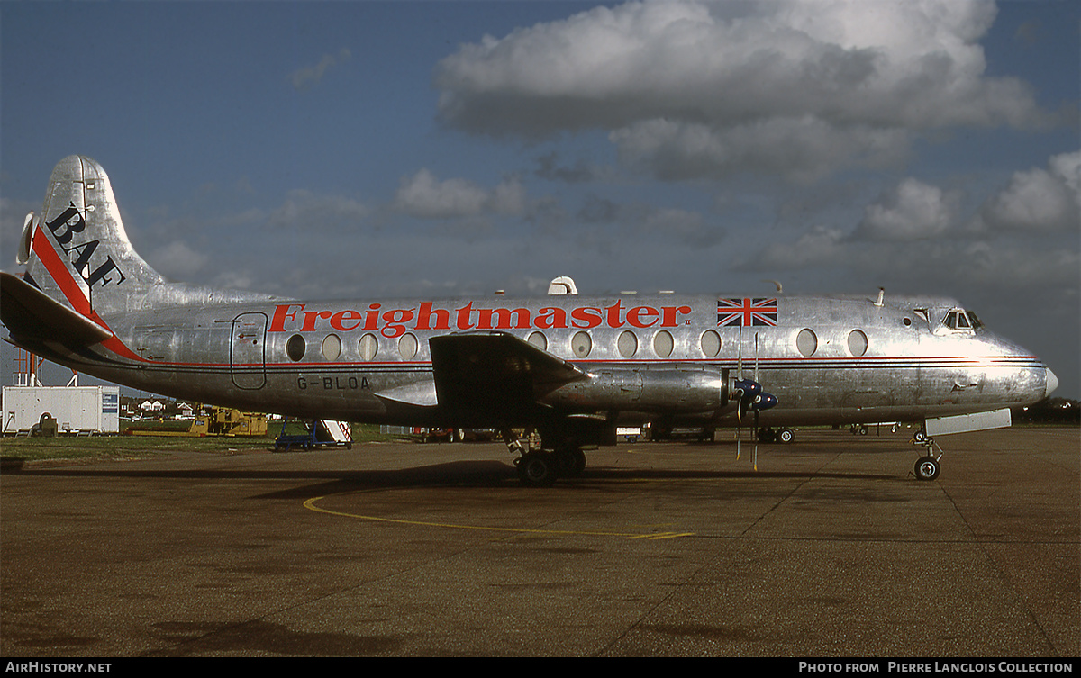 Aircraft Photo of G-BLOA | Vickers 806 Viscount | British Air Ferries - BAF | AirHistory.net #806327