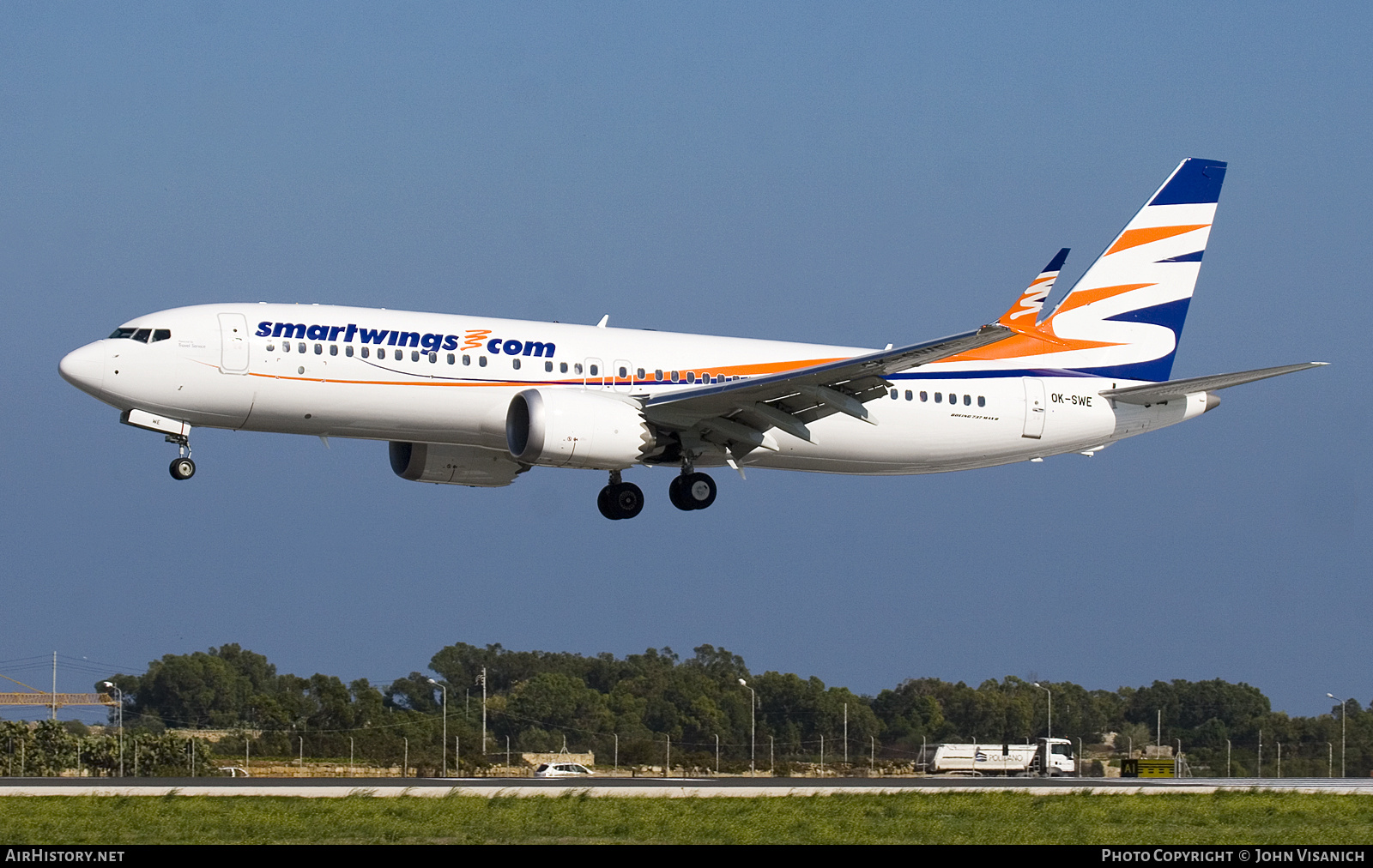 Aircraft Photo of OK-SWE | Boeing 737-8 Max 8 | Smartwings | AirHistory.net #806341