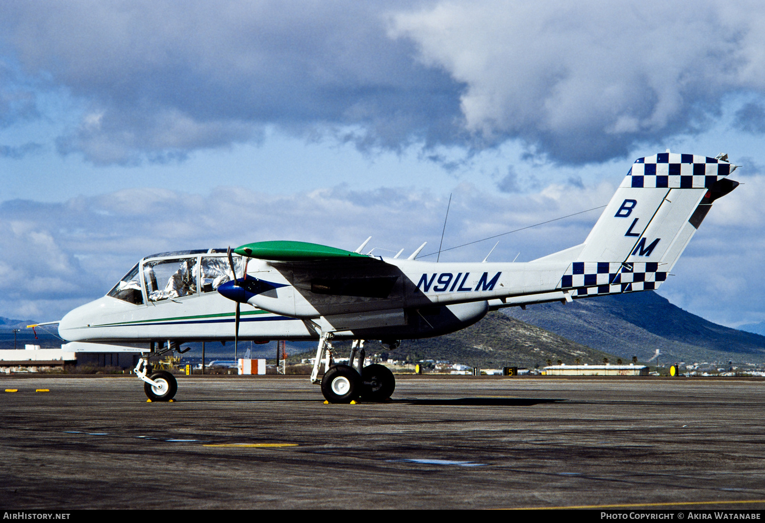 Aircraft Photo of N91LM | North American Rockwell OV-10A Bronco | BLM - Bureau of Land Management | AirHistory.net #806424