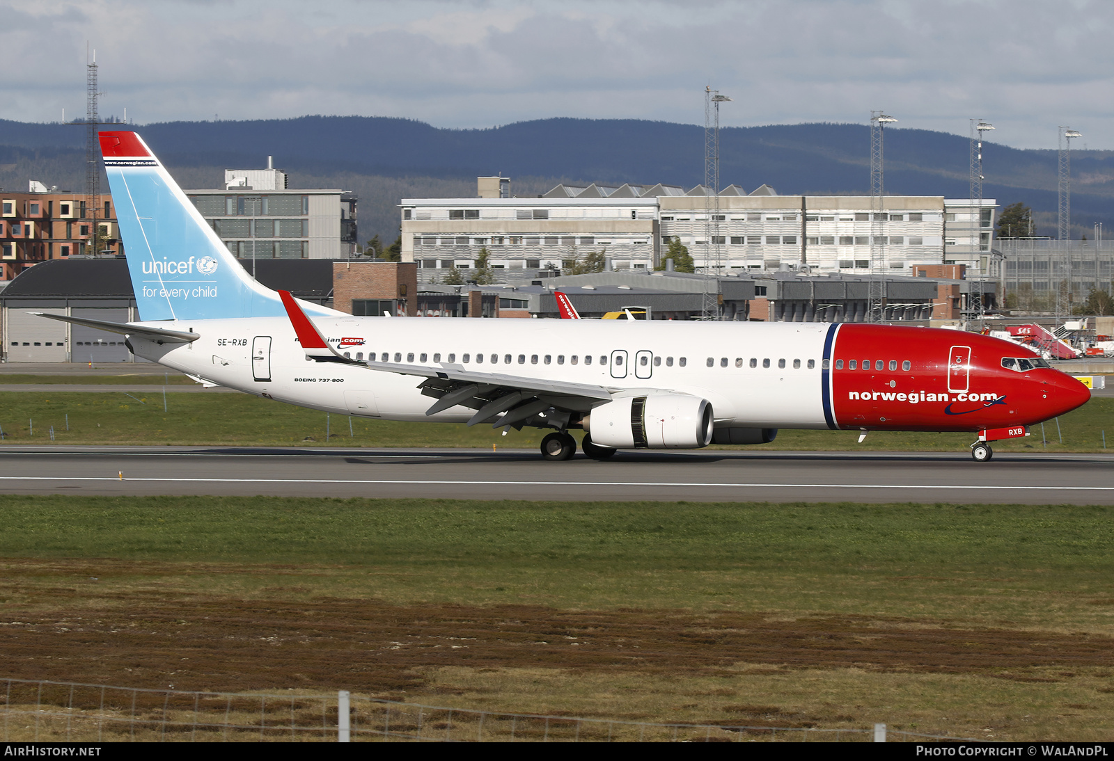 Aircraft Photo of SE-RXB | Boeing 737-84P | Norwegian | AirHistory.net #806430