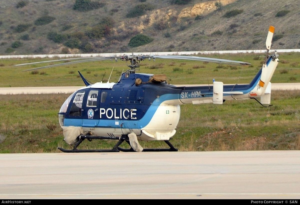 Aircraft Photo of SX-HPA | MBB BO-105CBS-4 | Police | AirHistory.net #806453