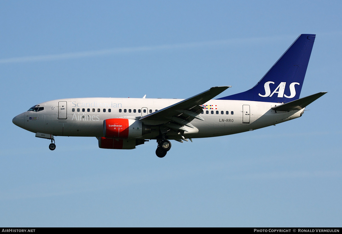 Aircraft Photo of LN-RRO | Boeing 737-683 | Scandinavian Airlines - SAS | AirHistory.net #806462