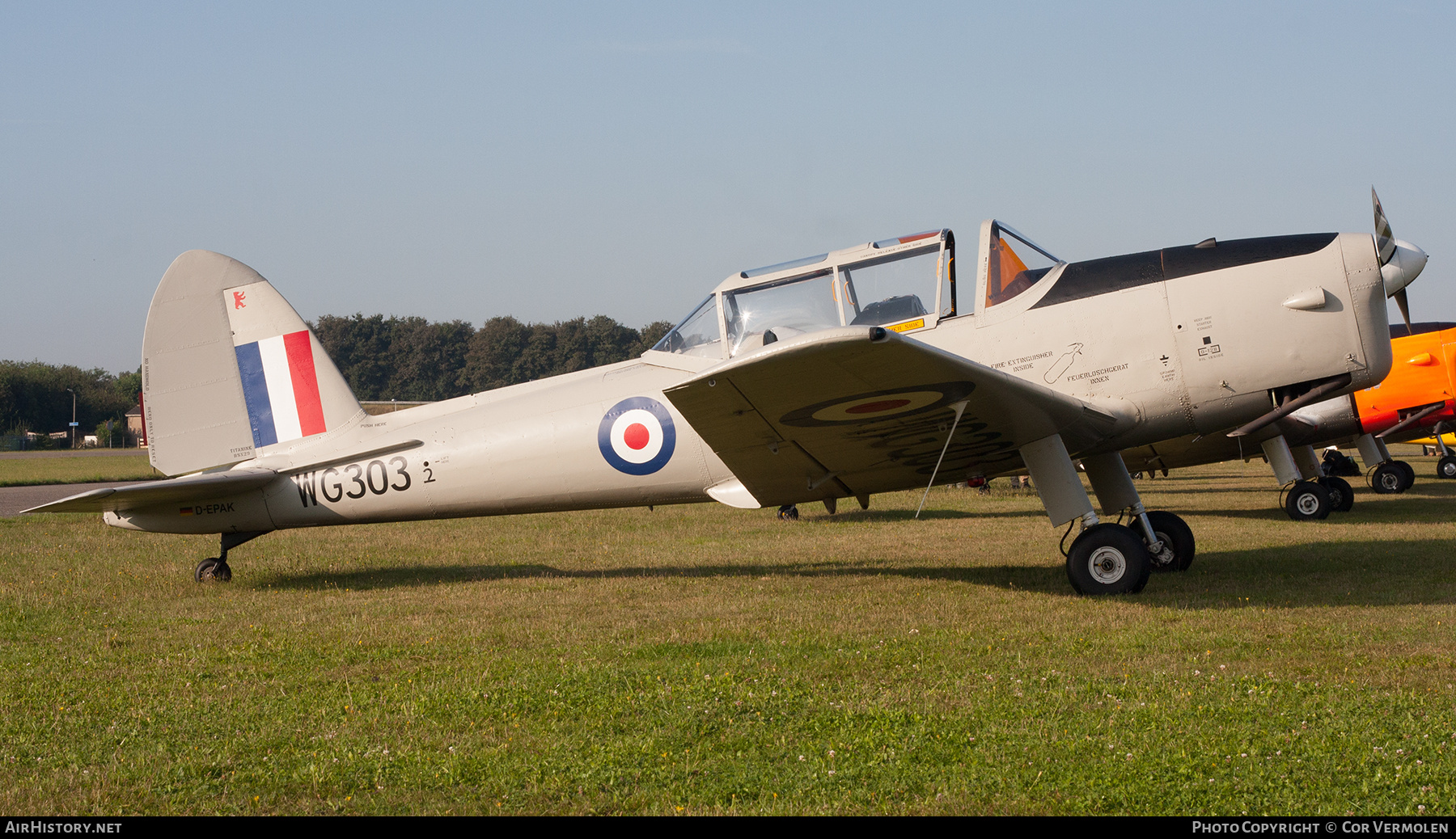 Aircraft Photo of D-EPAK / WG303 | De Havilland DHC-1 Chipmunk Mk22 | UK - Air Force | AirHistory.net #806504