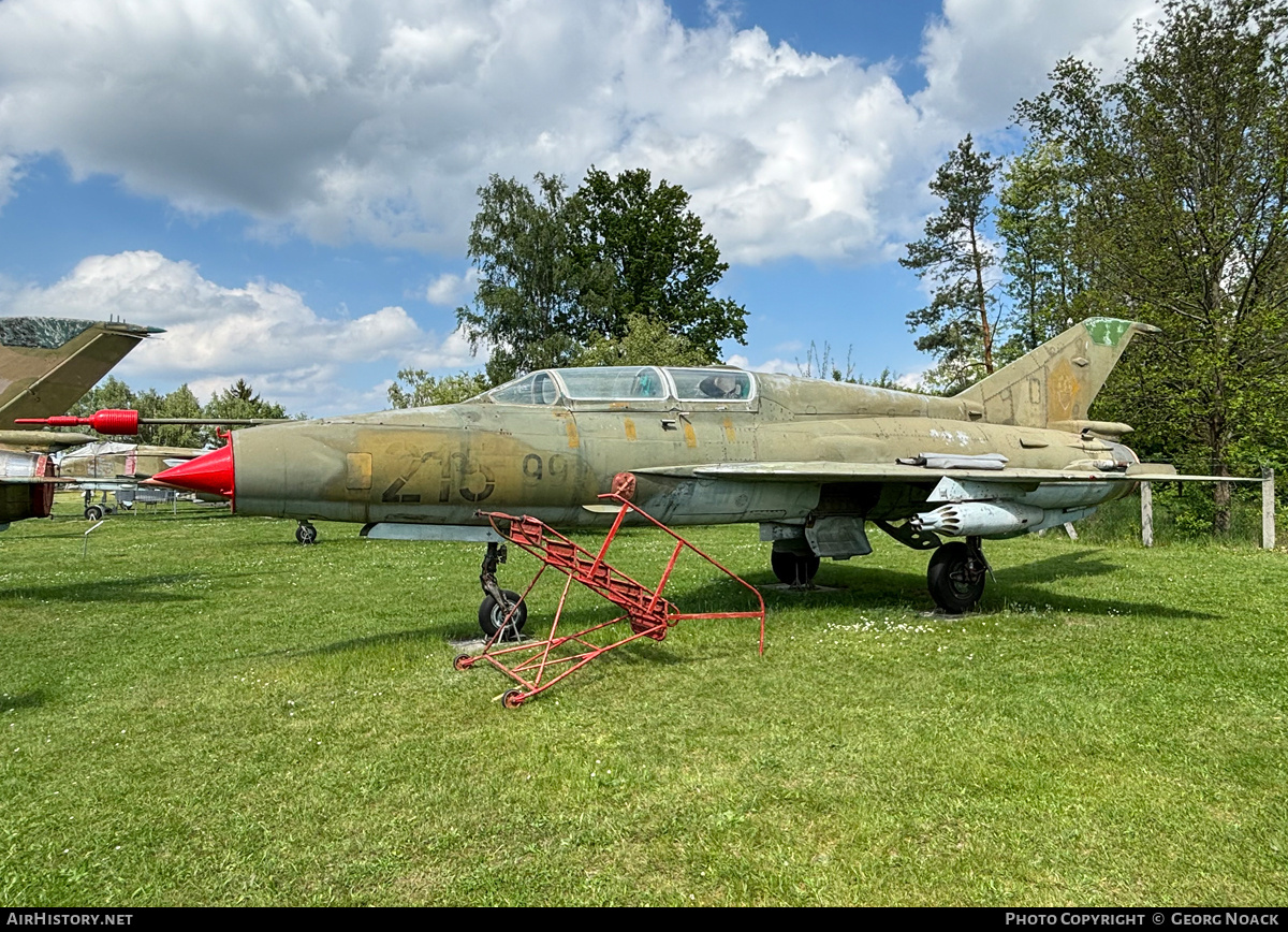 Aircraft Photo of 215 | Mikoyan-Gurevich MiG-21US | East Germany - Air Force | AirHistory.net #806556