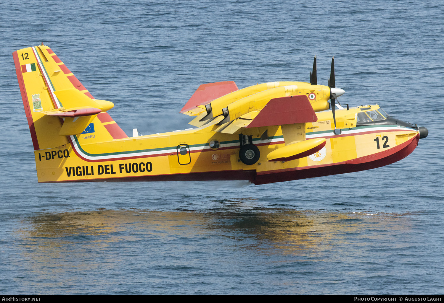 Aircraft Photo of I-DPCQ | Canadair CL-415 (CL-215-6B11) | Italy - Vigili del Fuoco | AirHistory.net #806560