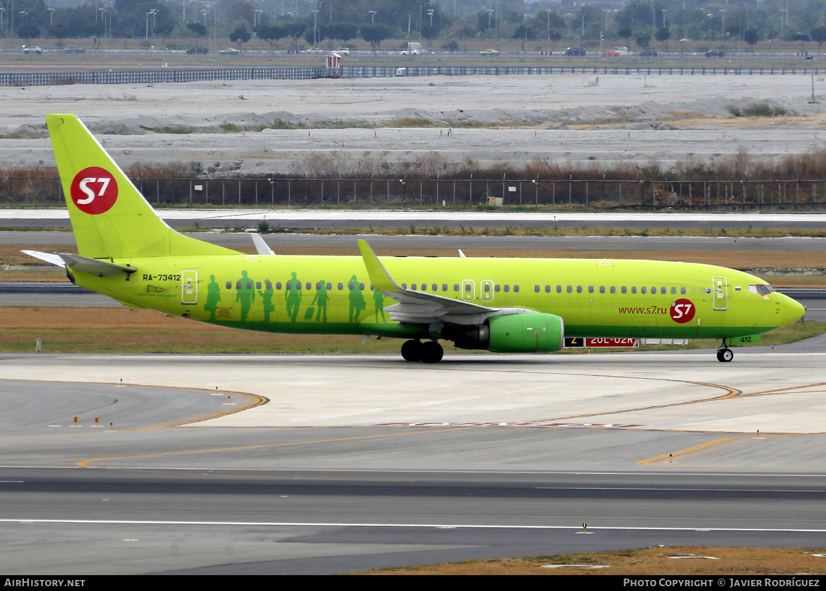Aircraft Photo of RA-73412 | Boeing 737-8GJ | S7 Airlines | AirHistory.net #806578