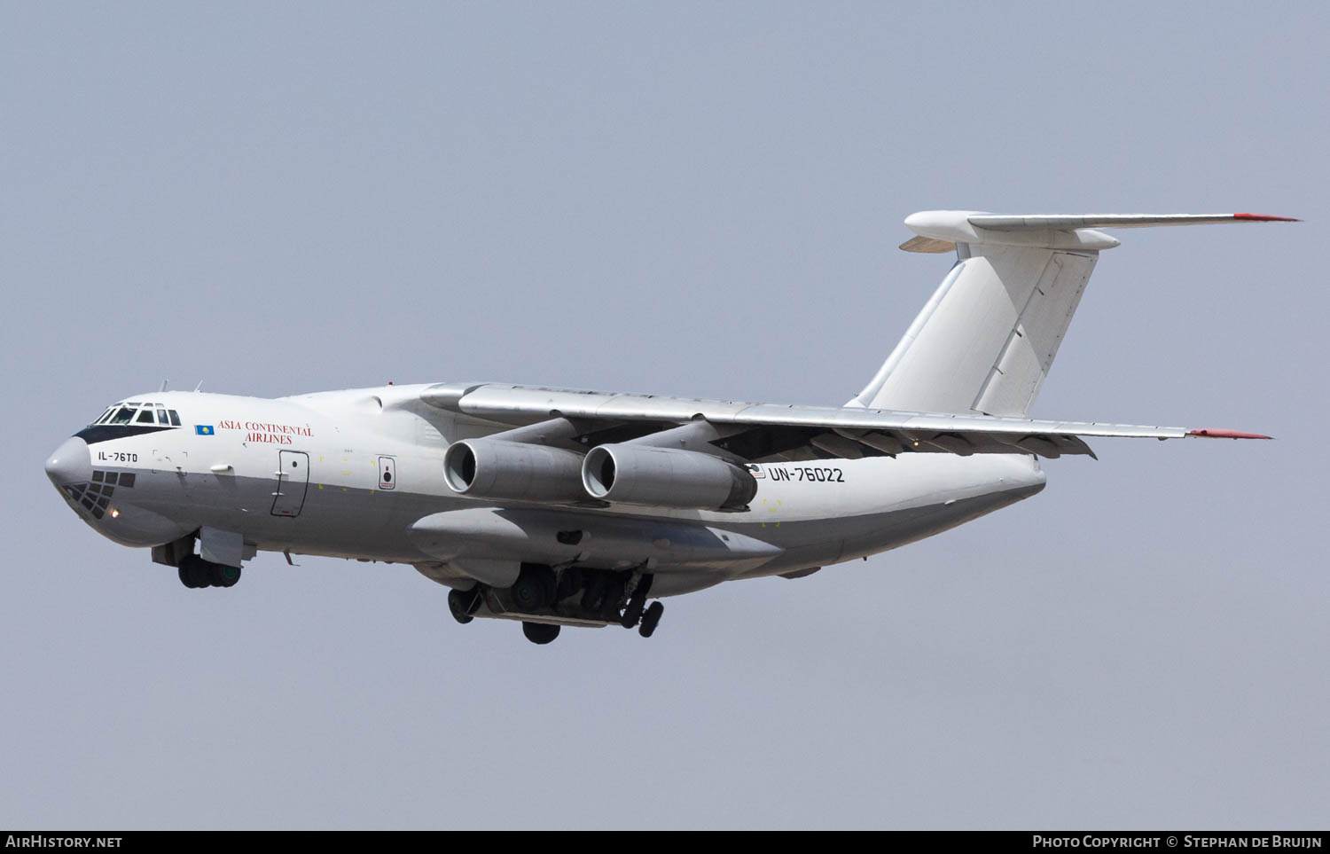 Aircraft Photo of UN-76022 | Ilyushin Il-76T | Asia Continental Airlines | AirHistory.net #806596