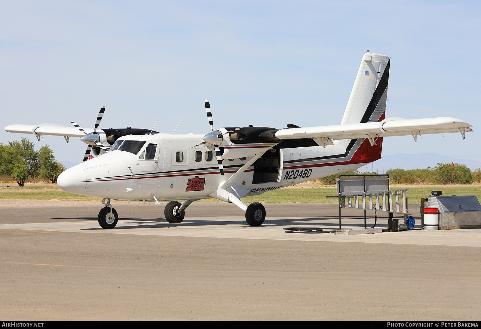 Aircraft Photo of N204BD | De Havilland Canada DHC-6-200 Twin Otter | Skydive Arizona | AirHistory.net #806610