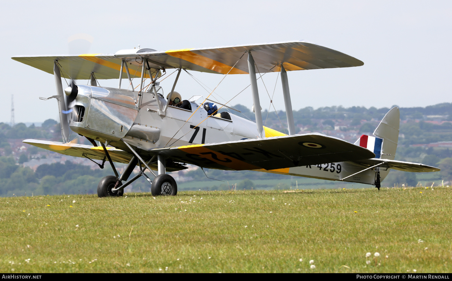 Aircraft Photo of G-ANMO / K-4259 | De Havilland D.H. 82A Tiger Moth II | UK - Air Force | AirHistory.net #806631