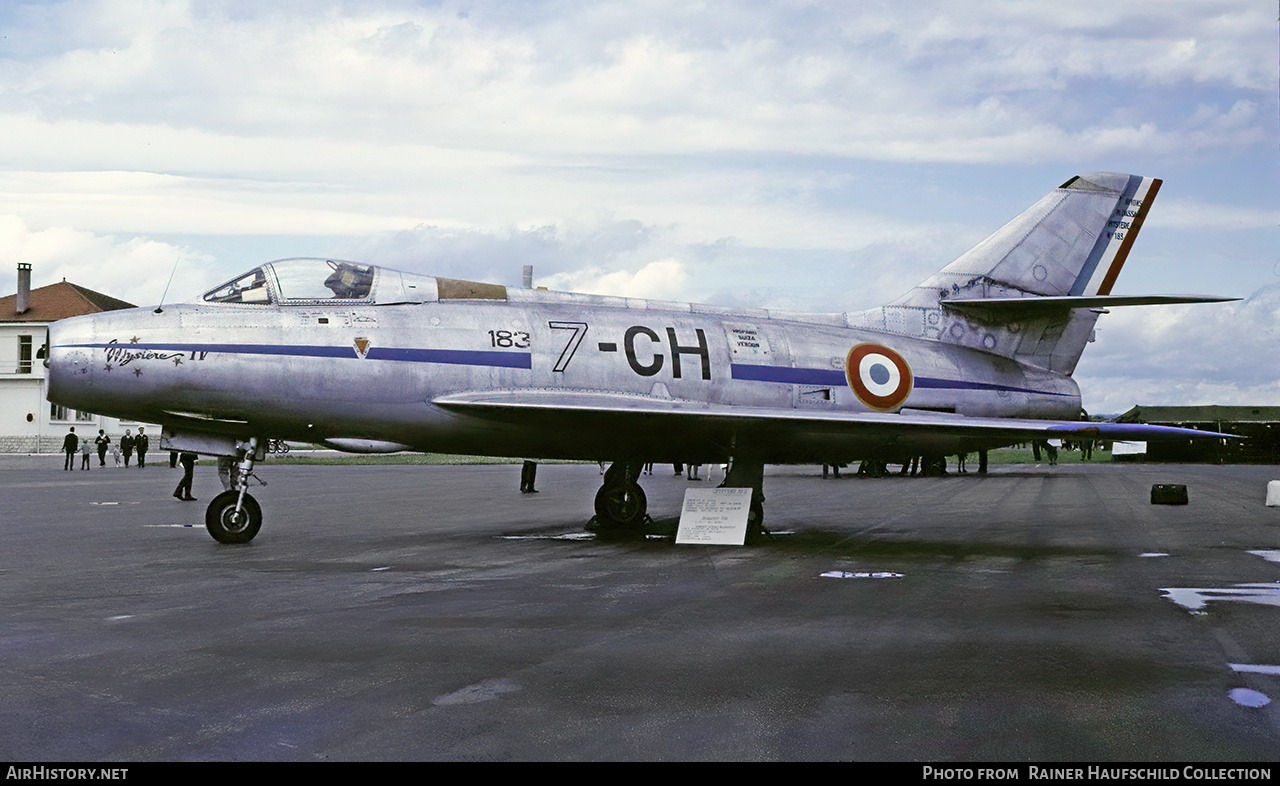 Aircraft Photo of 183 | Dassault MD-454 Mystere IVA | France - Air Force | AirHistory.net #806639