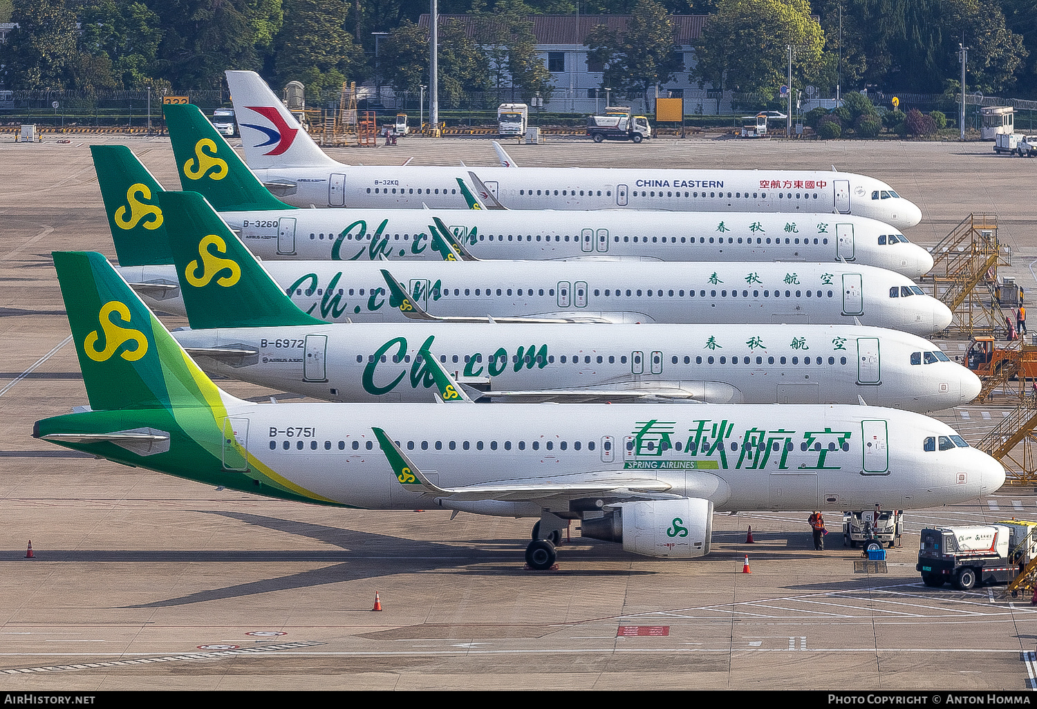 Aircraft Photo of B-6751 | Airbus A320-214 | Spring Airlines | AirHistory.net #806644