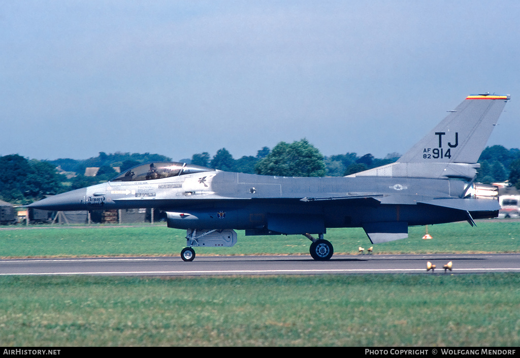 Aircraft Photo of 82-0914 / AF82-914 | General Dynamics F-16A Fighting Falcon | USA - Air Force | AirHistory.net #806663