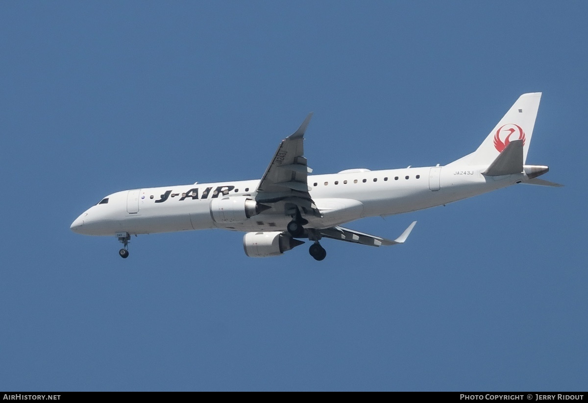 Aircraft Photo of JA243J | Embraer 190STD (ERJ-190-100STD) | J-Air | AirHistory.net #806677