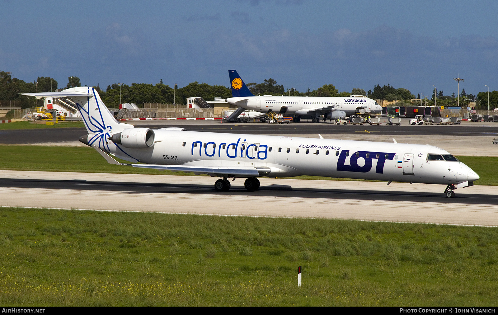 Aircraft Photo of ES-ACI | Bombardier CRJ-900ER (CL-600-2D24) | Nordica | AirHistory.net #806746