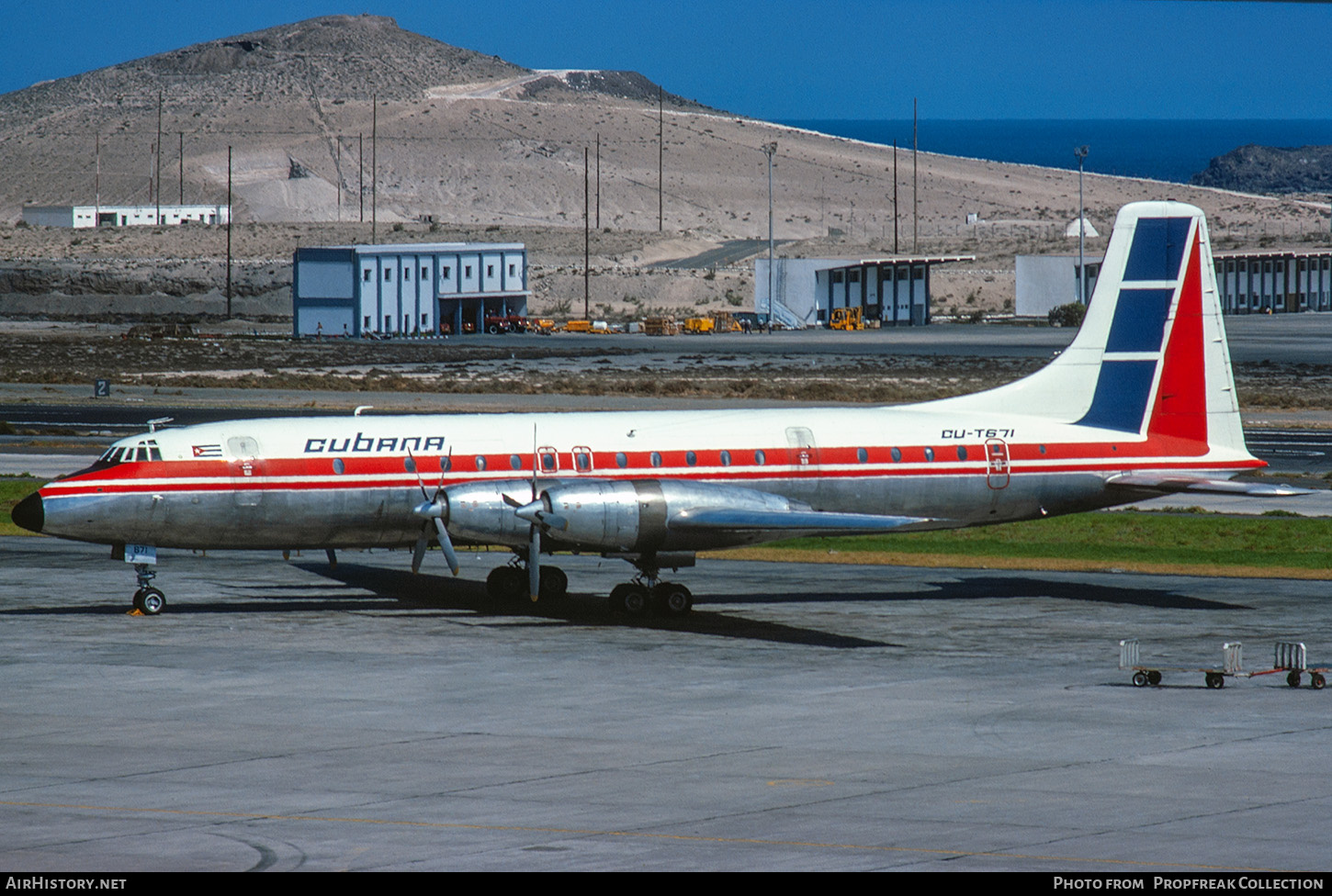 Aircraft Photo of CU-T671 | Bristol 175 Britannia 318 | Cubana | AirHistory.net #806756