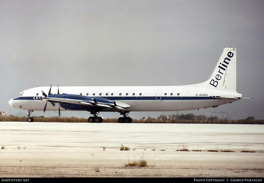 Aircraft Photo of D-AOAO | Ilyushin Il-18V | BerLine | AirHistory.net #806781