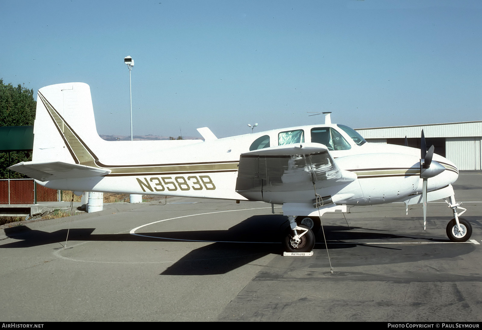 Aircraft Photo of N3583B | Beech B50 Twin Bonanza | AirHistory.net #806794