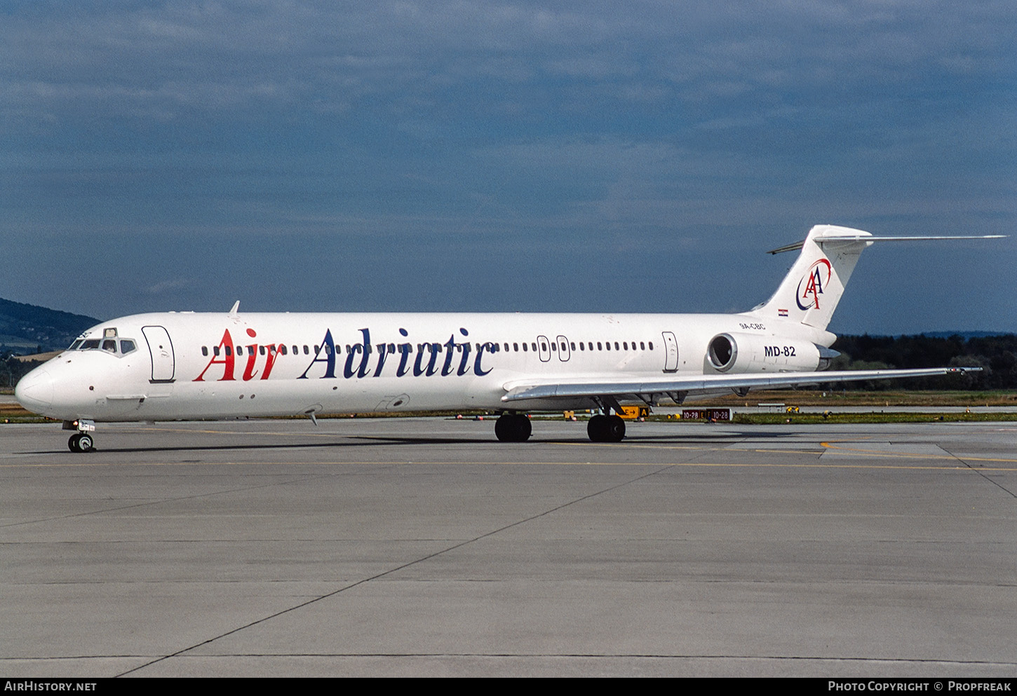 Aircraft Photo of 9A-CBC | McDonnell Douglas MD-82 (DC-9-82) | Air Adriatic | AirHistory.net #806805