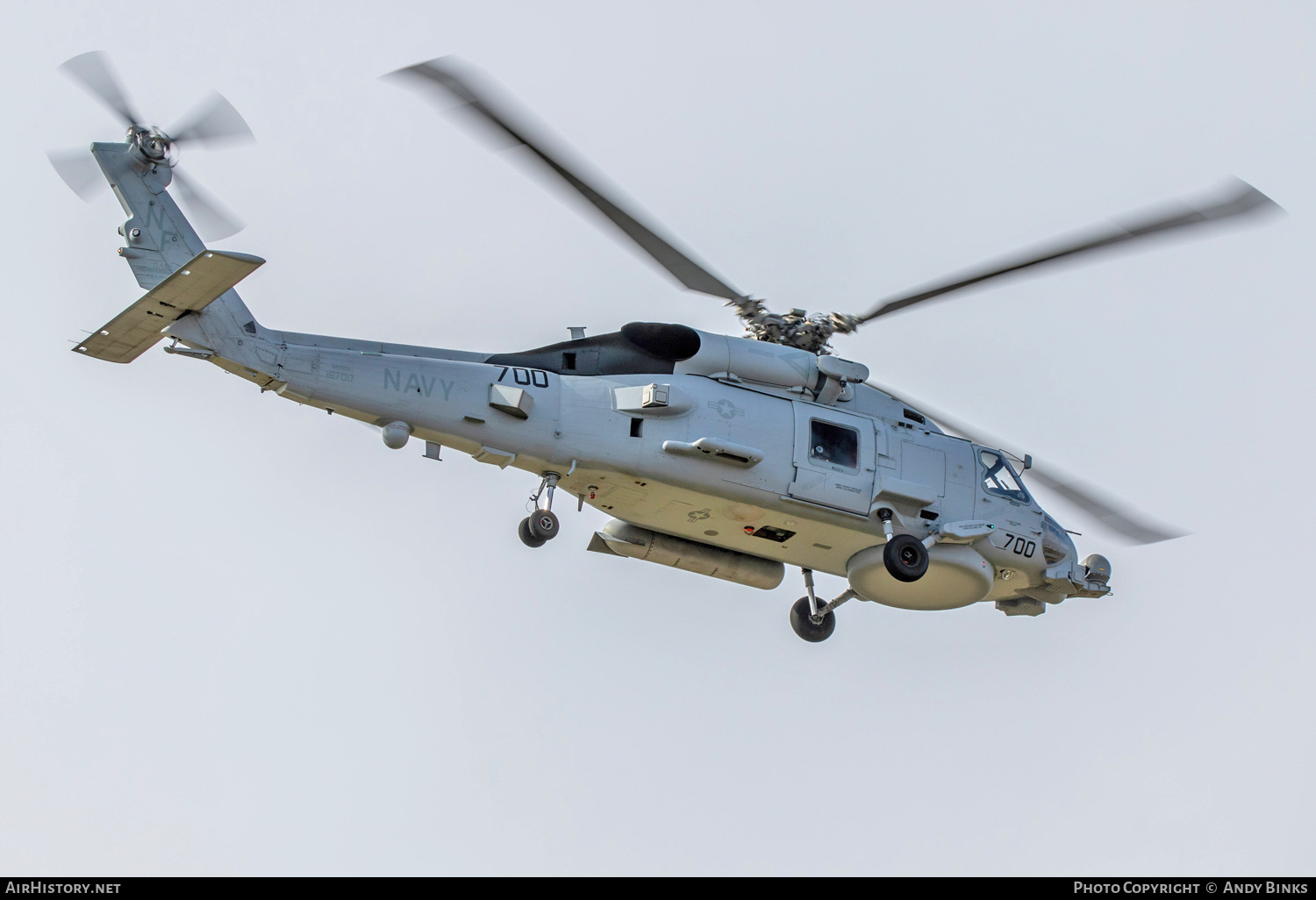 Aircraft Photo of 167017 | Sikorsky MH-60R Seahawk (S-70B) | USA - Navy | AirHistory.net #806820
