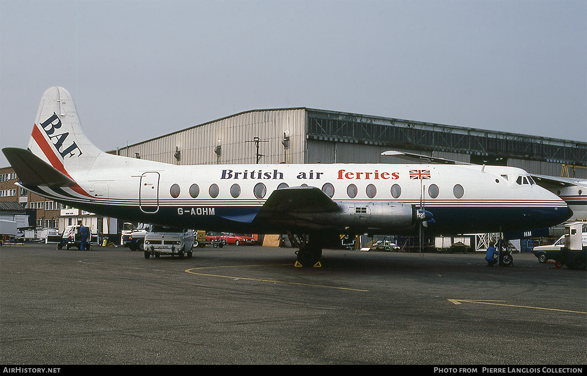 Aircraft Photo of G-AOHM | Vickers 802 Viscount | British Air Ferries - BAF | AirHistory.net #806857