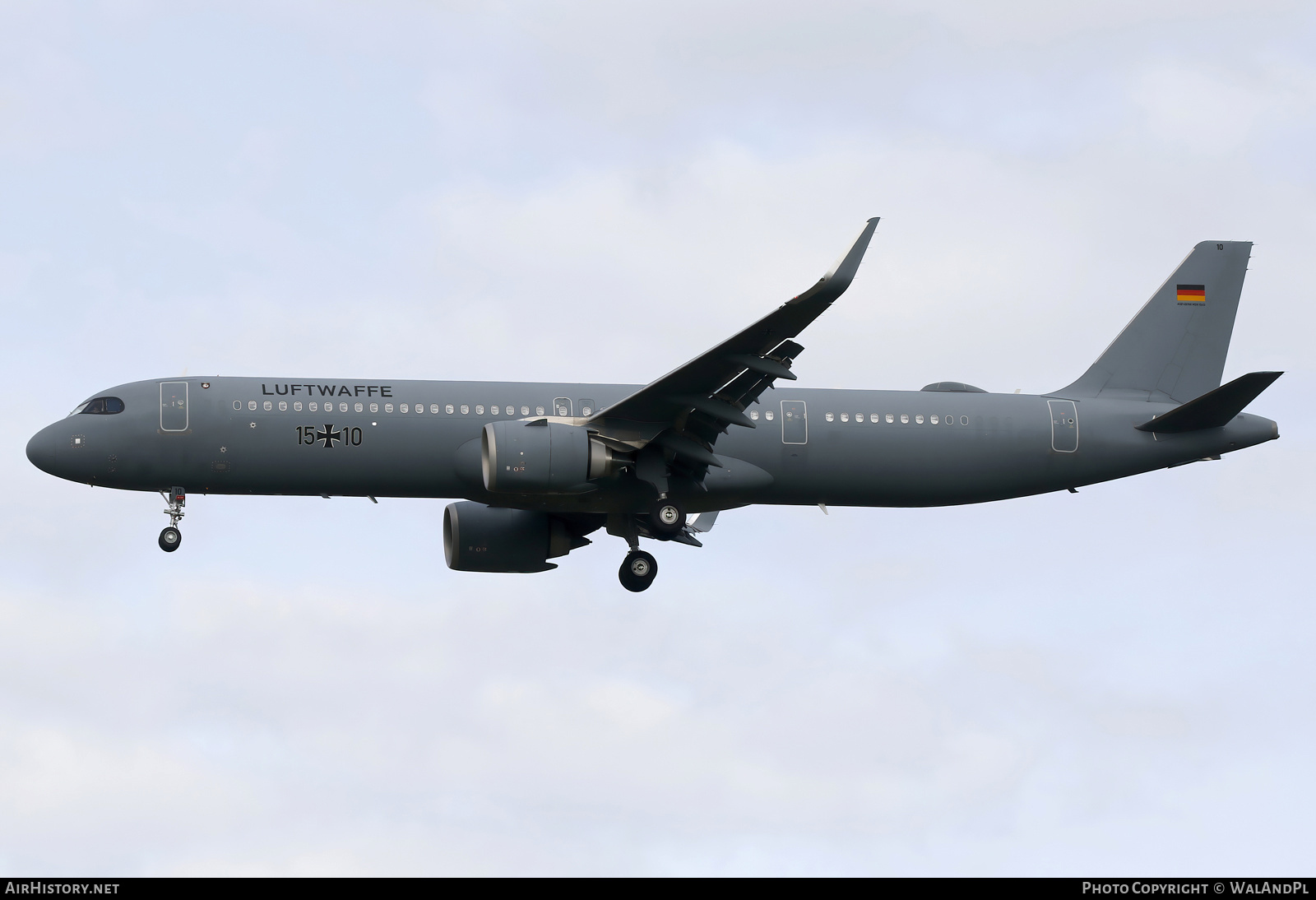 Aircraft Photo of 1510 | Airbus A321-251NX | Germany - Air Force | AirHistory.net #806886