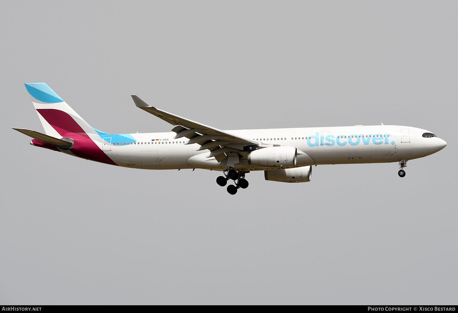 Aircraft Photo of D-AIKB | Airbus A330-343 | Discover Airlines | AirHistory.net #806921